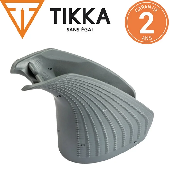 Poignée Verticale Soft Touch Gris Pour Carabines Tikka T3x Et T1x