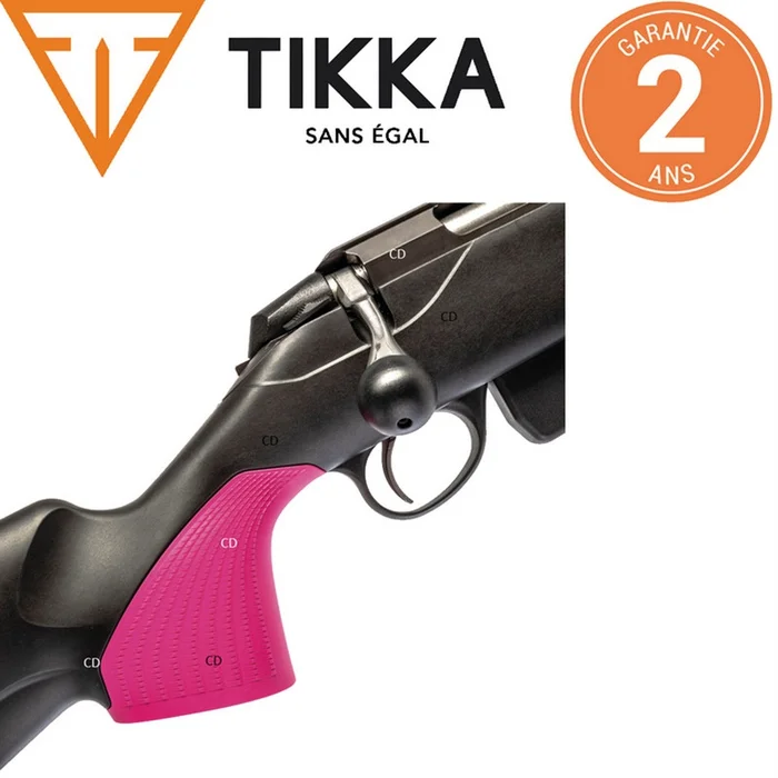 Poignée Verticale Soft Touch Magenta Pour Carabines Tikka T3x Et T1x