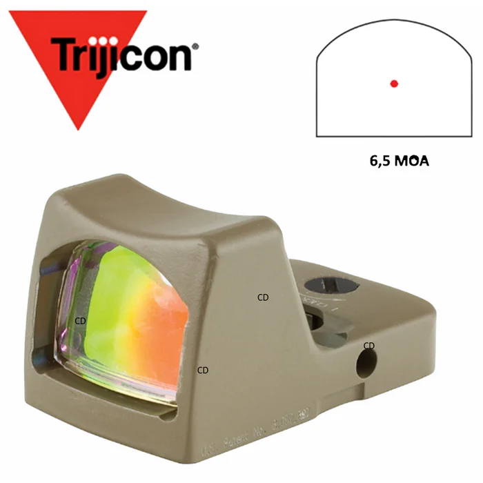 POINT ROUGE TRIJICON RMR RM02 6.5MOA FINITION FDE