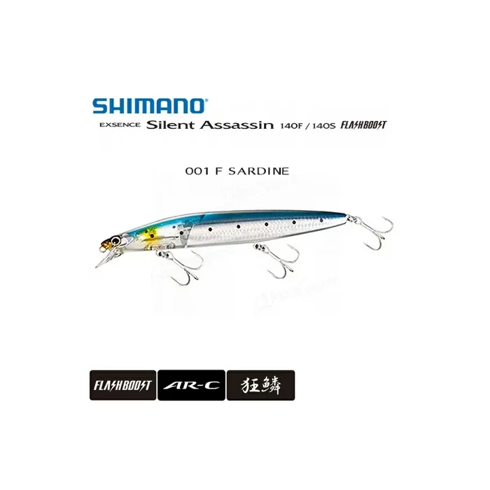 Poisson Nageur Shimano Exsence Silent Assassin Flash Boost 140F