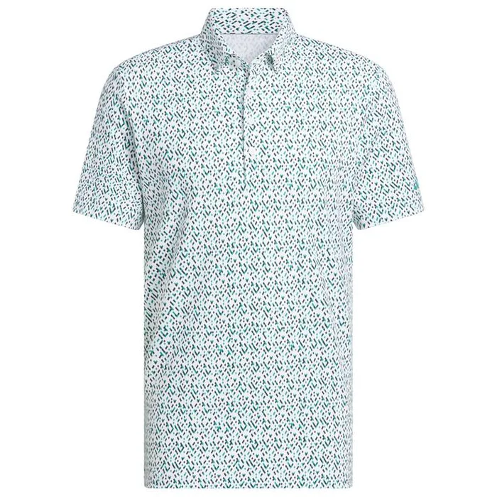 Polo adidas Ultimate365 Micro Argyle White
