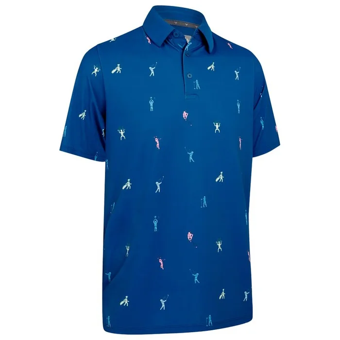 Polo Callaway Golf Time Lapse Polo Galaxy Blue