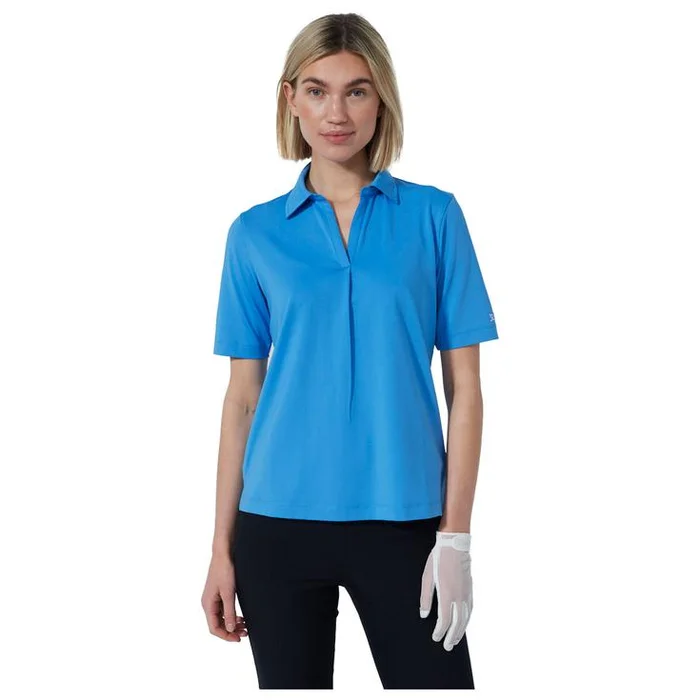 Polo Daily Sports Bella Birdie 1/2 Sleeve Polo Shirt Sky