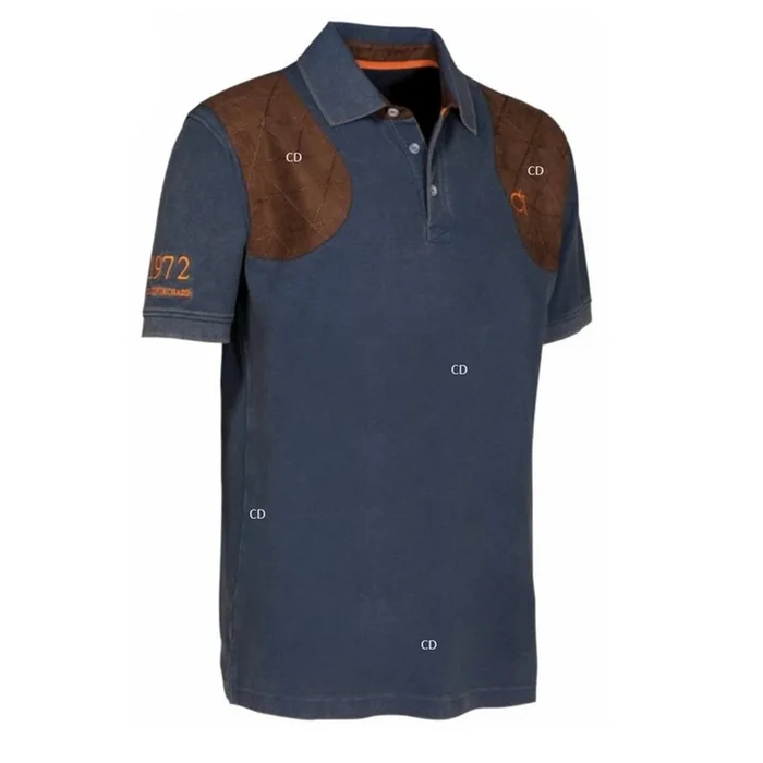 Polo Homme Club Interchasse Hubert Bleu