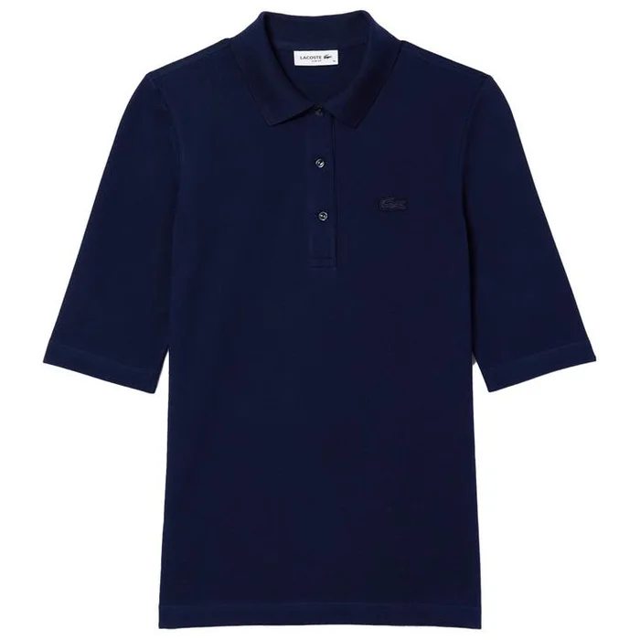 Polo Lacoste Classic 3/4 Sleeve Marine