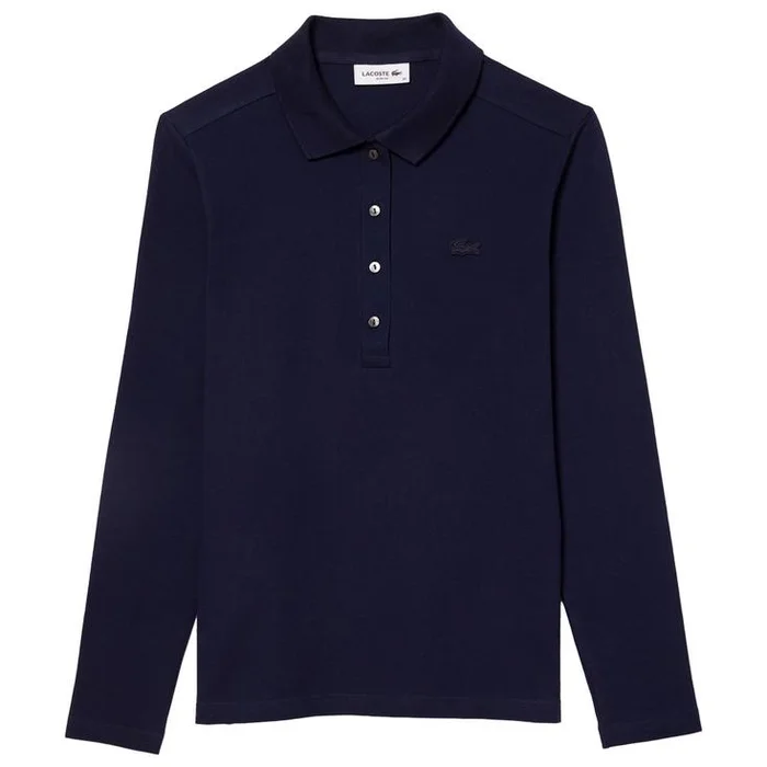 Polo Lacoste Long Sleeve Polo Marine