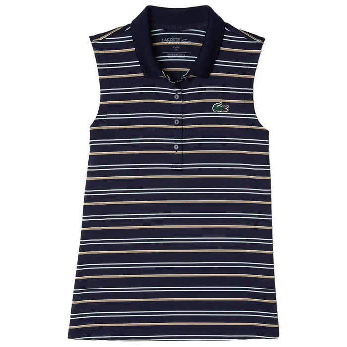 Polo Lacoste Polo Sleeveless Navy Pastille Mint