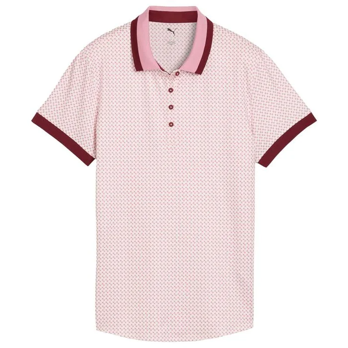 Polo Puma Golf W Cloudspun Micro Spark Short Sleeve Poised Pink
