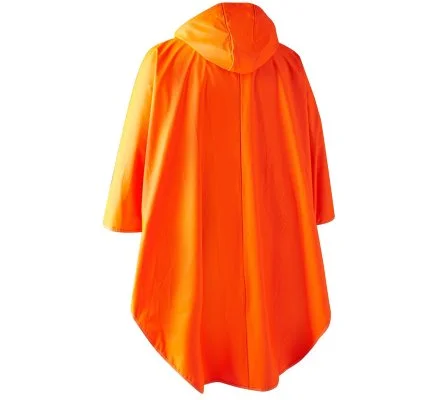 Poncho de chasse imperméable orange Hurricane Deerhunter – Image 2