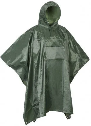 Poncho de pluie kaki PERCUSSION