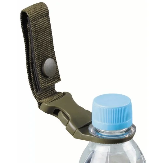 Porte-bouteille MFH, vert pour ceinture et « Molle »-System