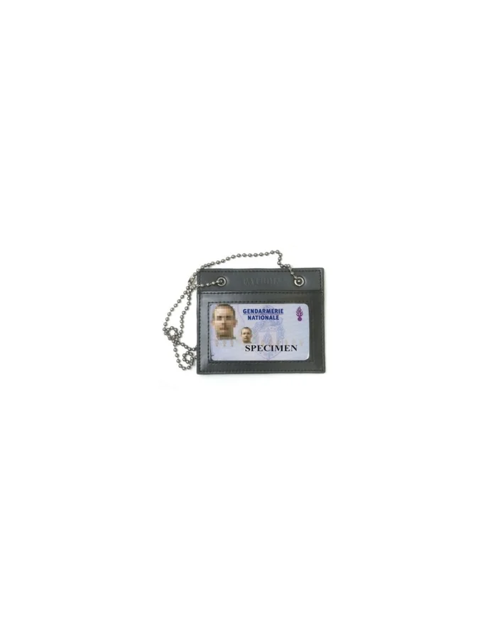 Porte-cartes en Cuir avec chaine