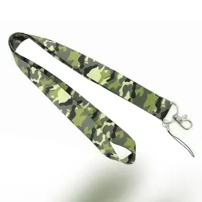 PORTE-CLÉS MILITAIRE AVEC MOTIF DE CAMOUFLAGE