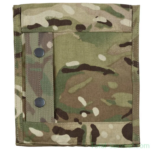 Porte-plaque latérale / pochette latérale de l&rsquo;armée britannique, Virtus droit, MTP multicam