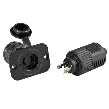 Prise et socle de descendeur électrique Scotty 2125 Depthpower Marinco