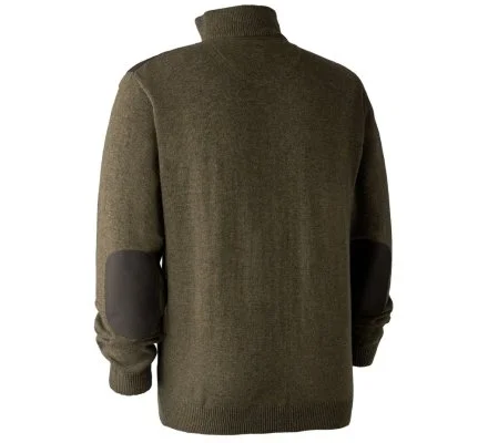 Pull à col avec fermeture à glissière Sheffield cyprès DEERHUNTER – Image 2
