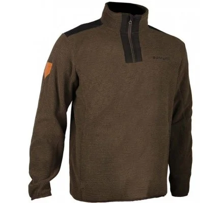 Pull col montant Classie kaki SOMLYS