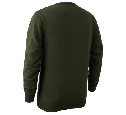 Pull de chasse col en V Brighton kaki Deerhunter – Image 2