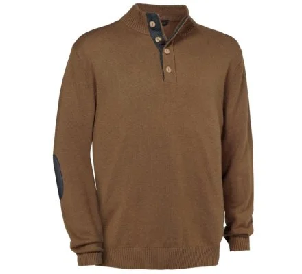 Pull de chasse Warren marron Club Interchasse