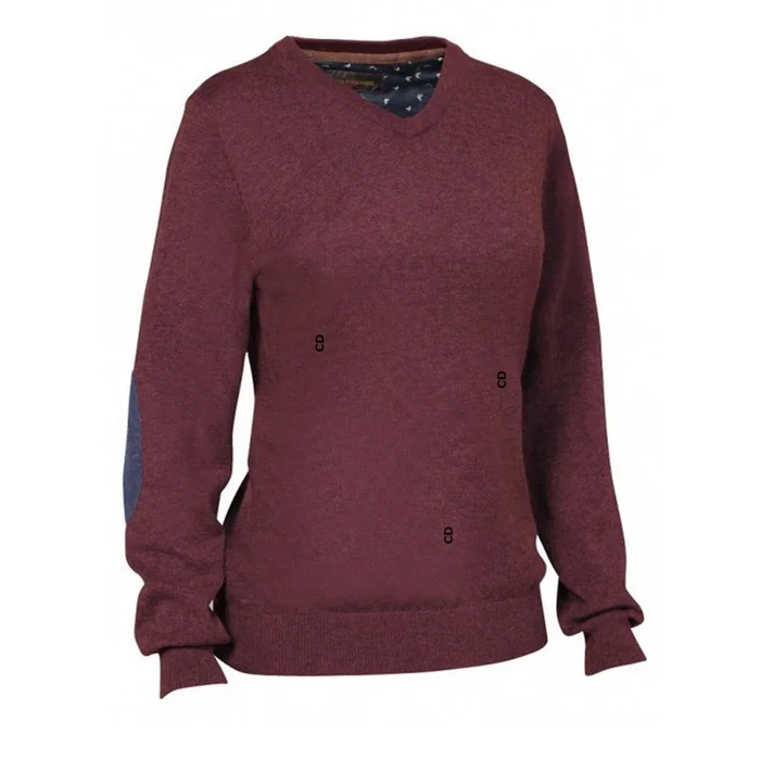 Pull Femme Club Interchasse Arthemis Prune
