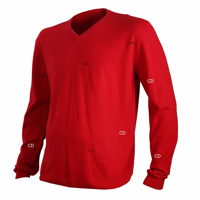 Pull Homme Somlys Ligne Classie Rouge 135