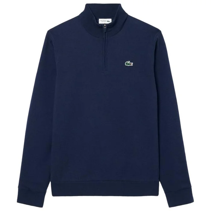 Pull Lacoste 1/4 Zip Windstopper Marine