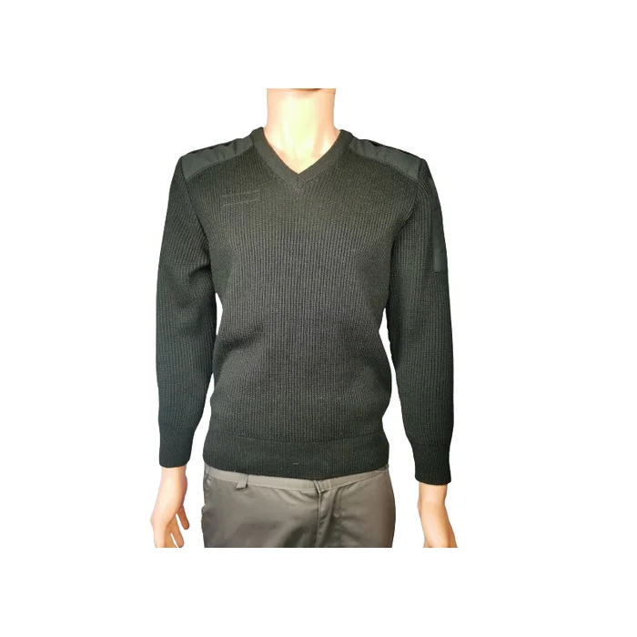 Pull militaire col V Armée Française Saint James