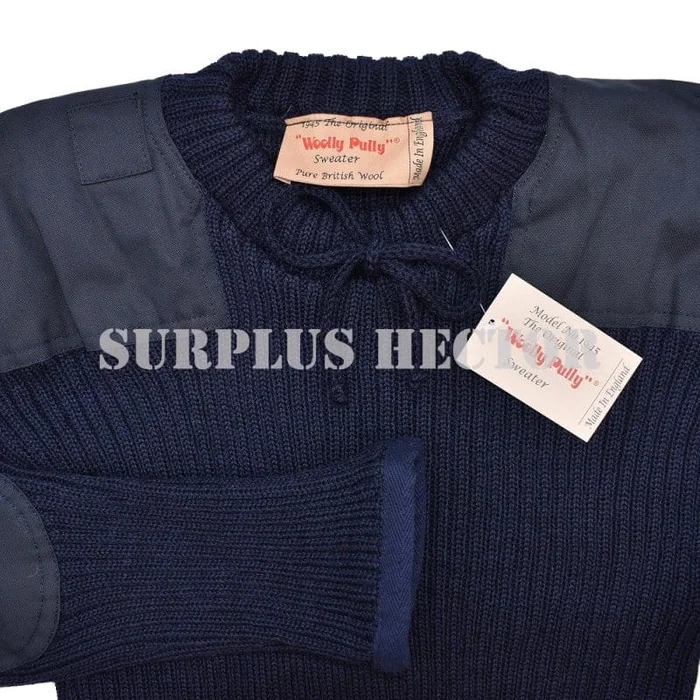 Pull Militaire Laine Woolly Pully « The 1945 » Bond (navy)