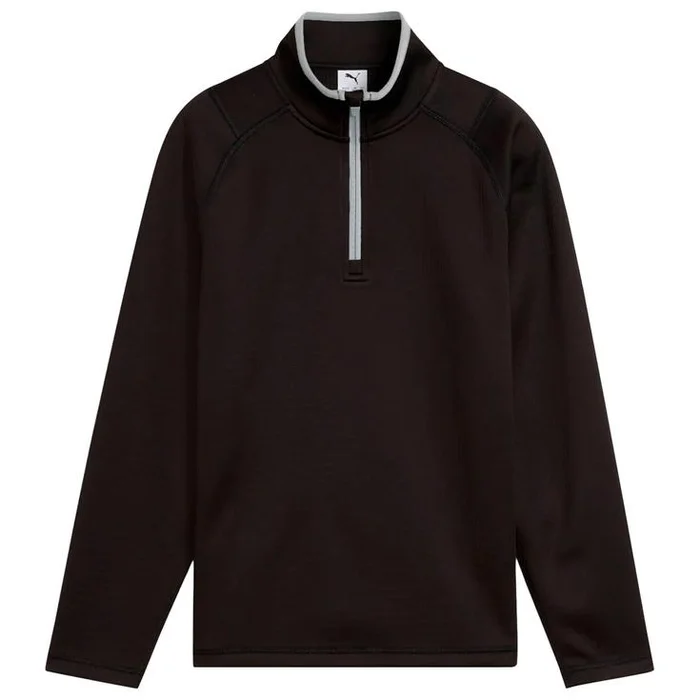 Pull Puma Golf Waffle Fleece 1/4 Zip BN Black
