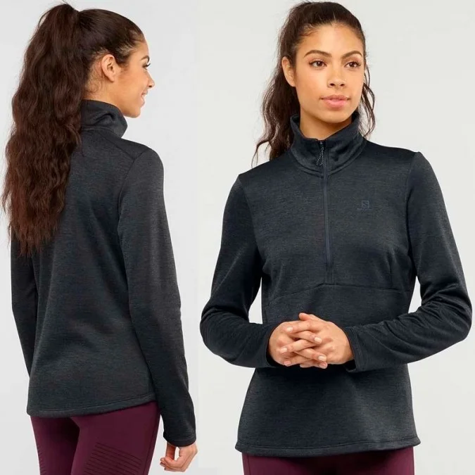 PULLOVER FEMME SALOMON W TRANSITION HZ W FLEECE