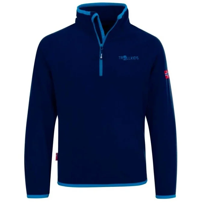 PULLOVER JUNIOR TROLLKIDS NORDLAND HALF ZIP