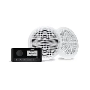 Radio ra60 + hp el-f653w + capot + antenne am/fm+ câbles hp 6m