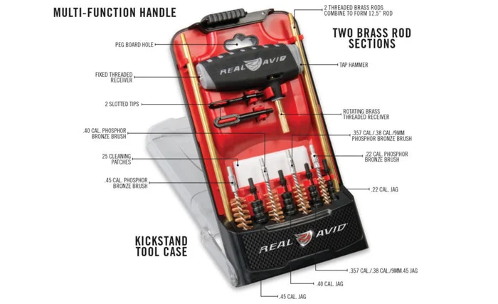 RE00001 – Real Avid Gun Boss Pro Handgun Clean Kit