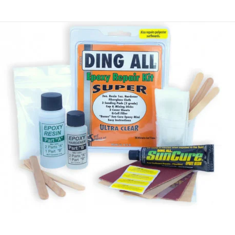 Réparation Windsurf Epoxy repair kit super ding all