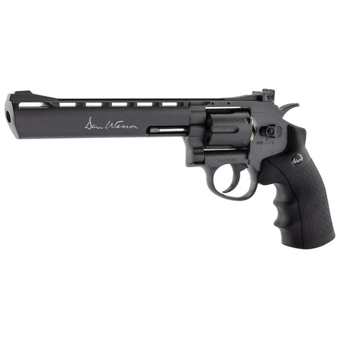 Réplique Revolver Dan Wesson ASG 8 Pouces Noir Low Power – Réalisme et Précision – Pour Collection et Airsoft