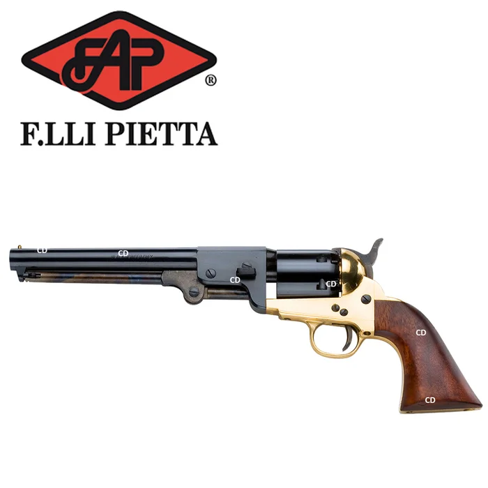 Révolver Pietta 1851 Navy Confederate Laiton Calibre 44