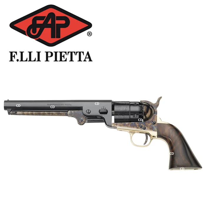 Révolver Pietta 1851 Navy Yank Acier Calibre 44