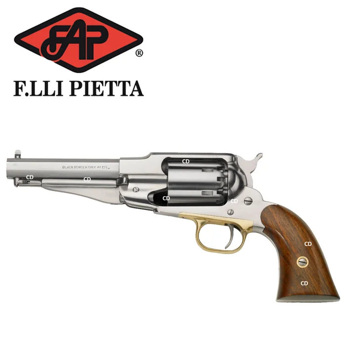 Révolver Pietta 1858 New Army Inox Sheriff Calibre 44