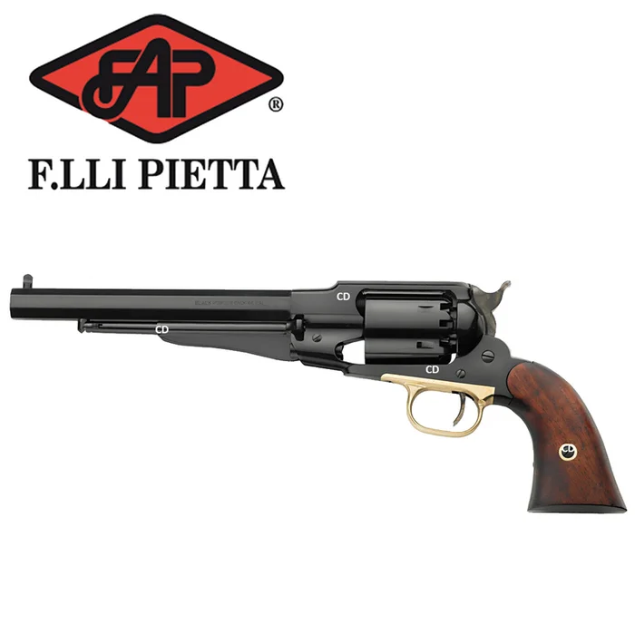 Révolver Pietta 1858 Remington Acier Calibre 44