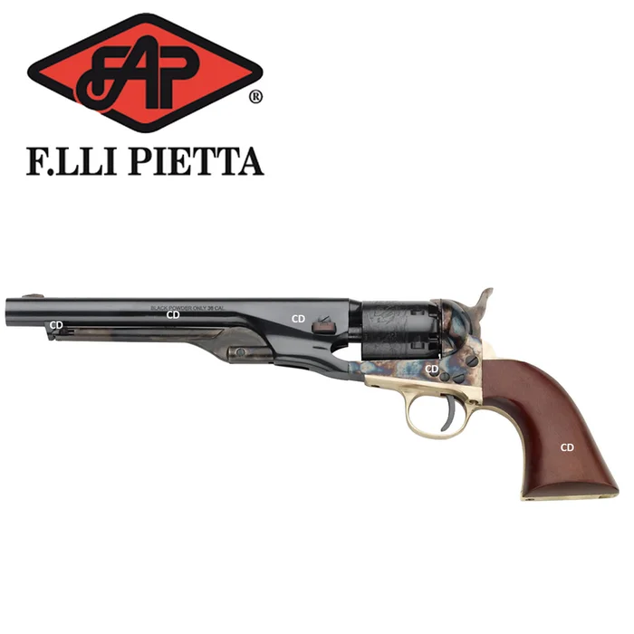 Révolver Pietta 1861 Navy Acier Calibre 36