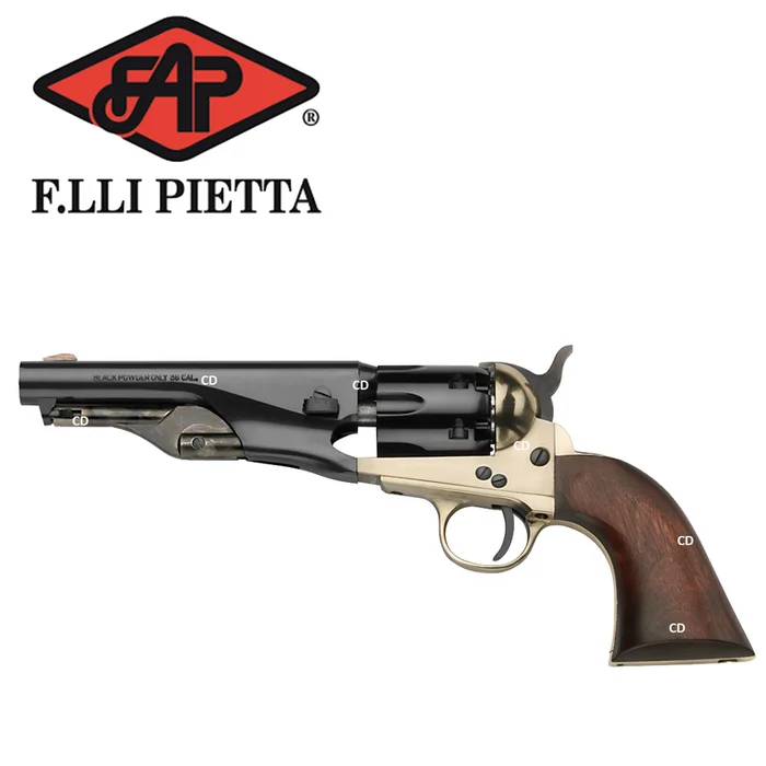 Révolver Pietta 1862 Pony Expres Laiton Sheriff Calibre 36