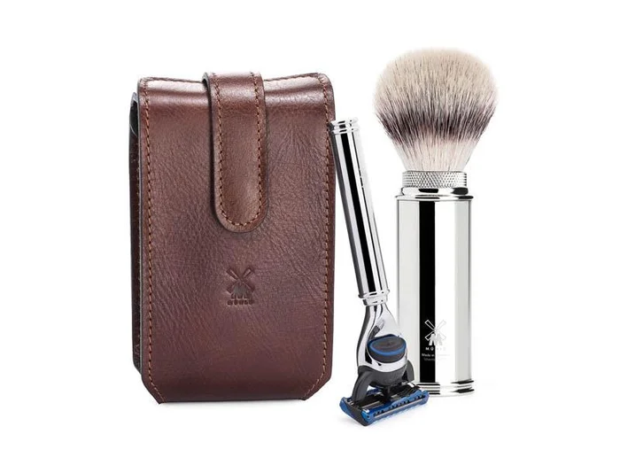 RT2F TROUSSE RASAGE DE VOYAGE MUHLE TRAVEL FUSION BRUN