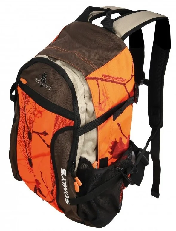 Sac à dos camouflage orange SOMLYS