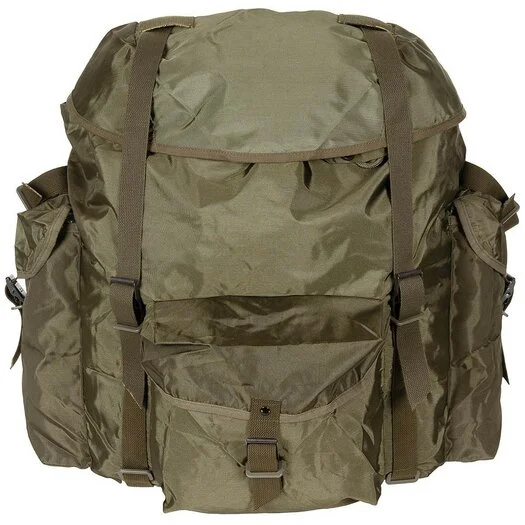 Sac à dos de montagne autrichien Bundesheer grand 60L, vert olive