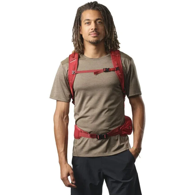 Sac a dos de randonnee Salomon TRAILBLAZER 30 RED DAHLIA/HIGH RISK RED – Image 3