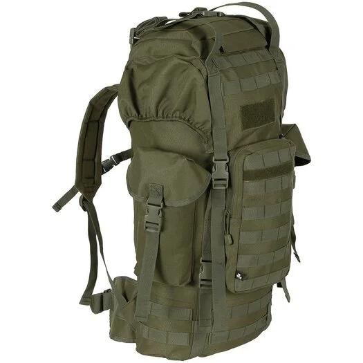 Sac à dos MFH Bundeswehr Molle Combat, 65l, cadre en aluminium, vert olive