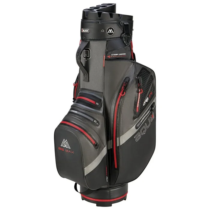 Sac chariot série Big Max Aqua Silencio 4 Charcoal Black Red