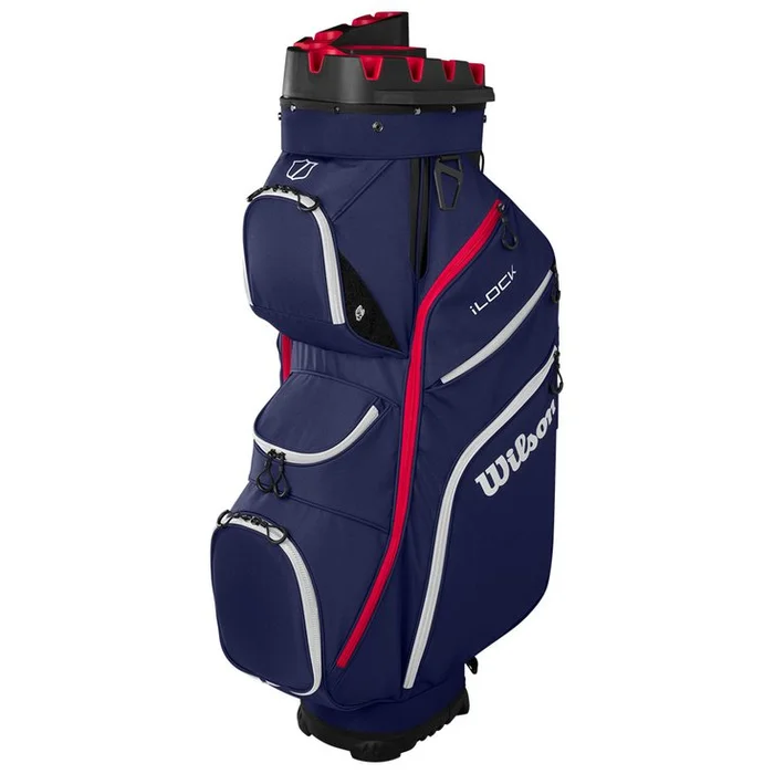 Sac chariot série Wilson iLock Cart Navy White Red
