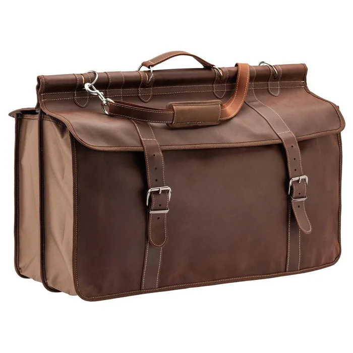 Sac de Battue Marron en Cuir Country Sellerie – Cuir Pleine Fleur – Résistant et Pratique – Pour Chasse en Battue