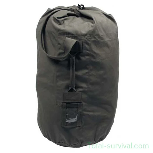 Sac polochon NL 120L, 1 bandoulière et poignée, vert armée
